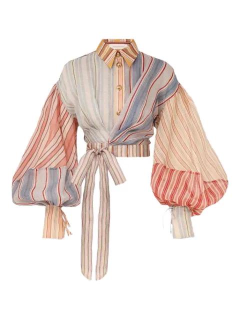 Rebellion striped blouse by ZIMMERMANN