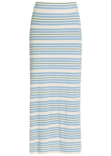 Rebellion striped knit midi skirt by ZIMMERMANN