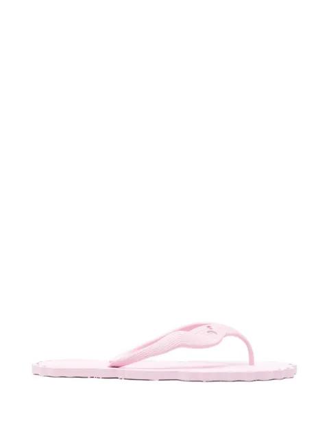 Seafoam flip-flops by ZIMMERMANN