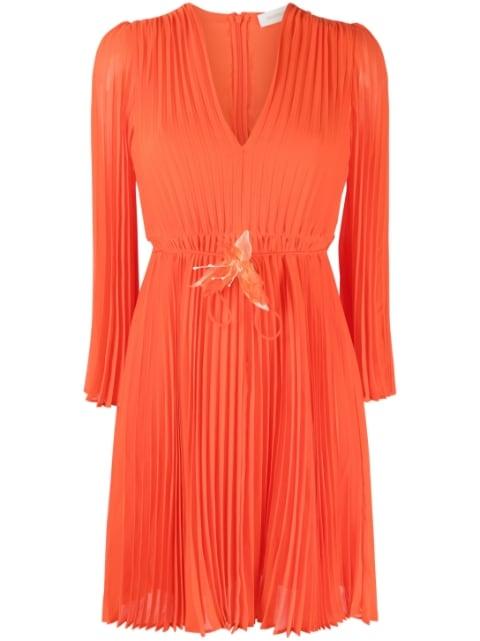 Sunray pleated minidress by ZIMMERMANN