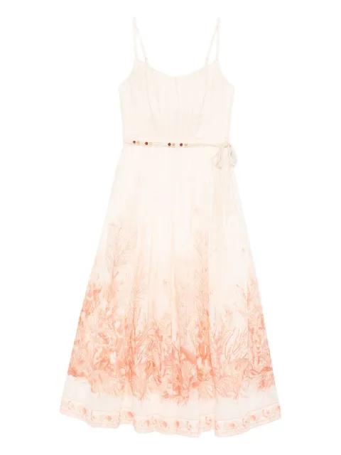 The Wanderlust print midi dress by ZIMMERMANN