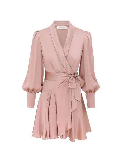 V-neck mini dress by ZIMMERMANN
