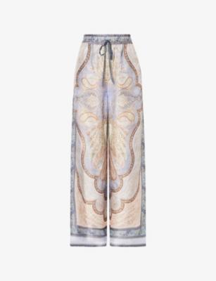 Wanderlust Relaxed-Fit Silk Trousers by ZIMMERMANN