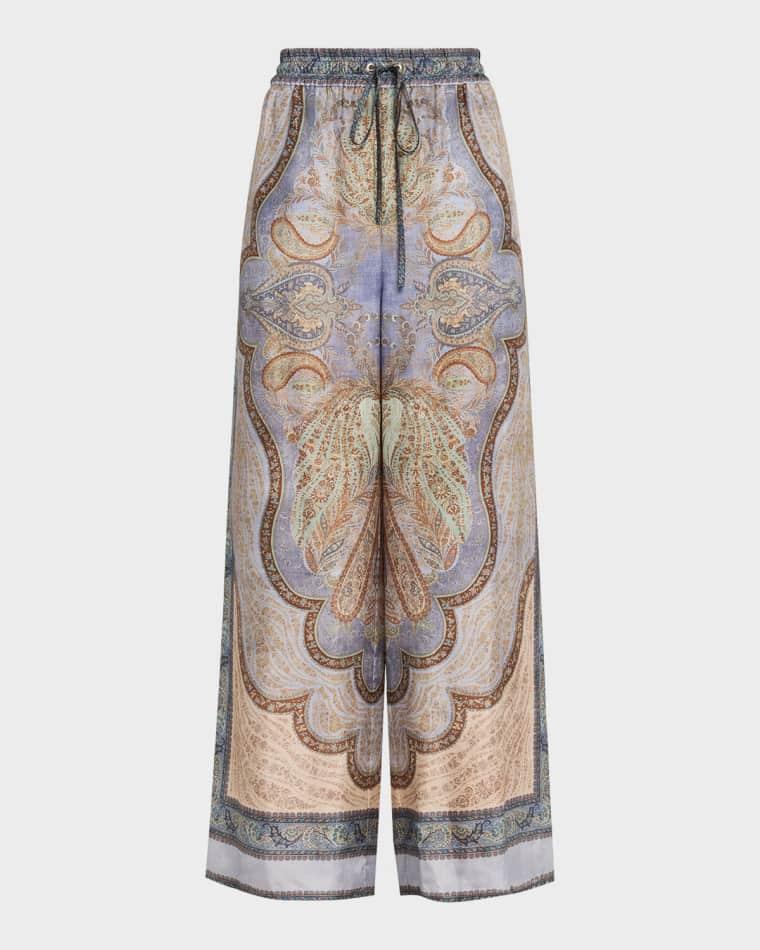 Wanderlust Relaxed Silk Pants by ZIMMERMANN