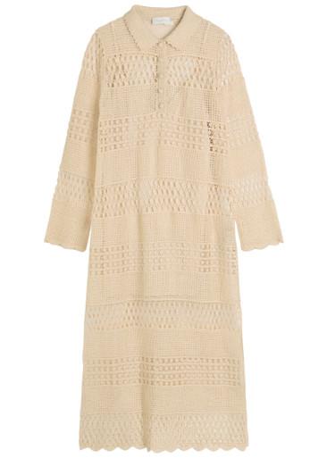 Wanderlust Sun crochet cotton-blend midi dress by ZIMMERMANN