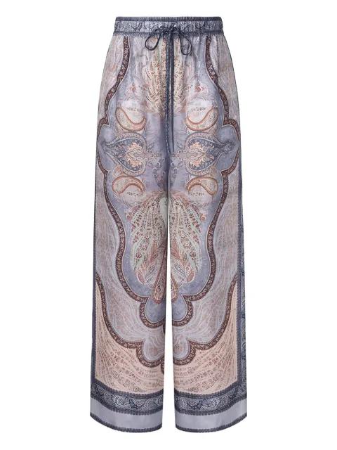 Wanderlust drawstring-waist trousers by ZIMMERMANN