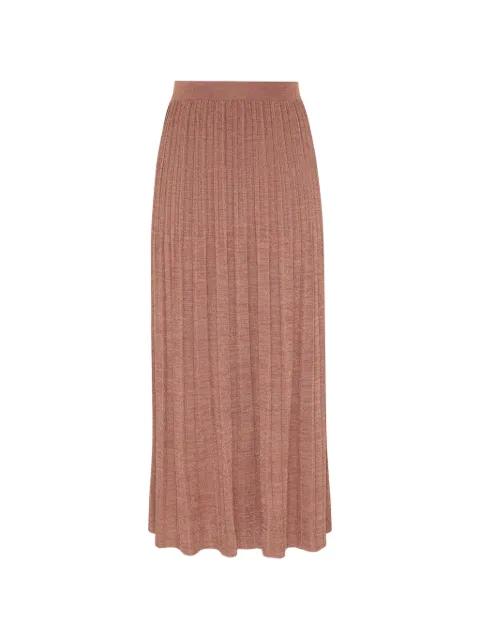 Wanderlust metallic midi skirt by ZIMMERMANN