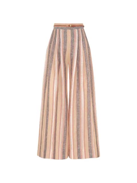 Wanderlust striped trousers by ZIMMERMANN