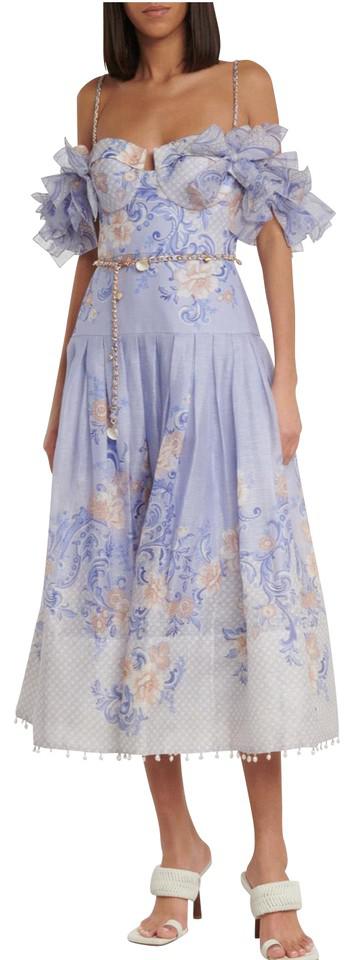 Zimmermann bow clearance bodice long dress