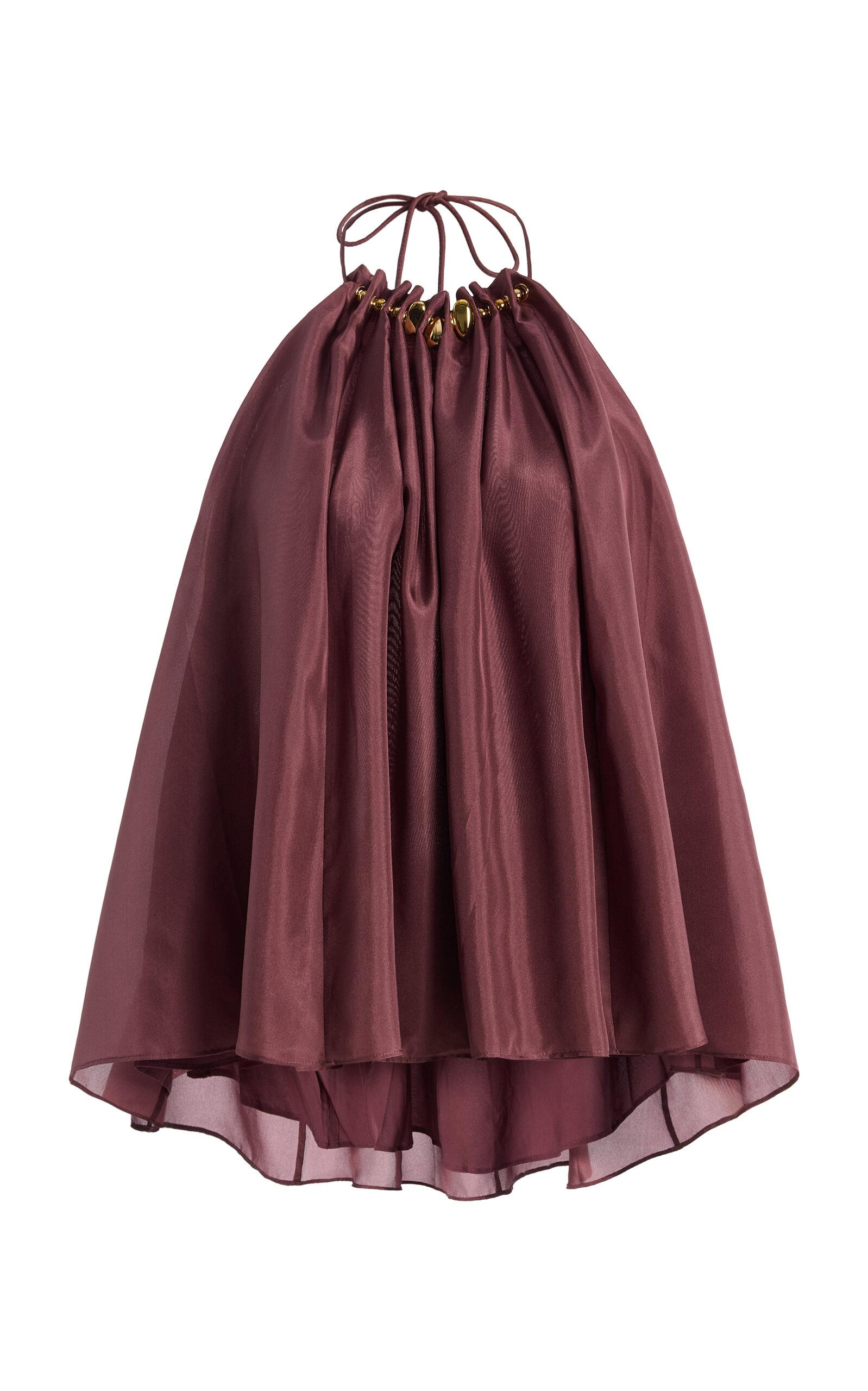 Zimmermann Aster Gathered Beaded Silk Camisole Top - Moda Operandi by ZIMMERMANN