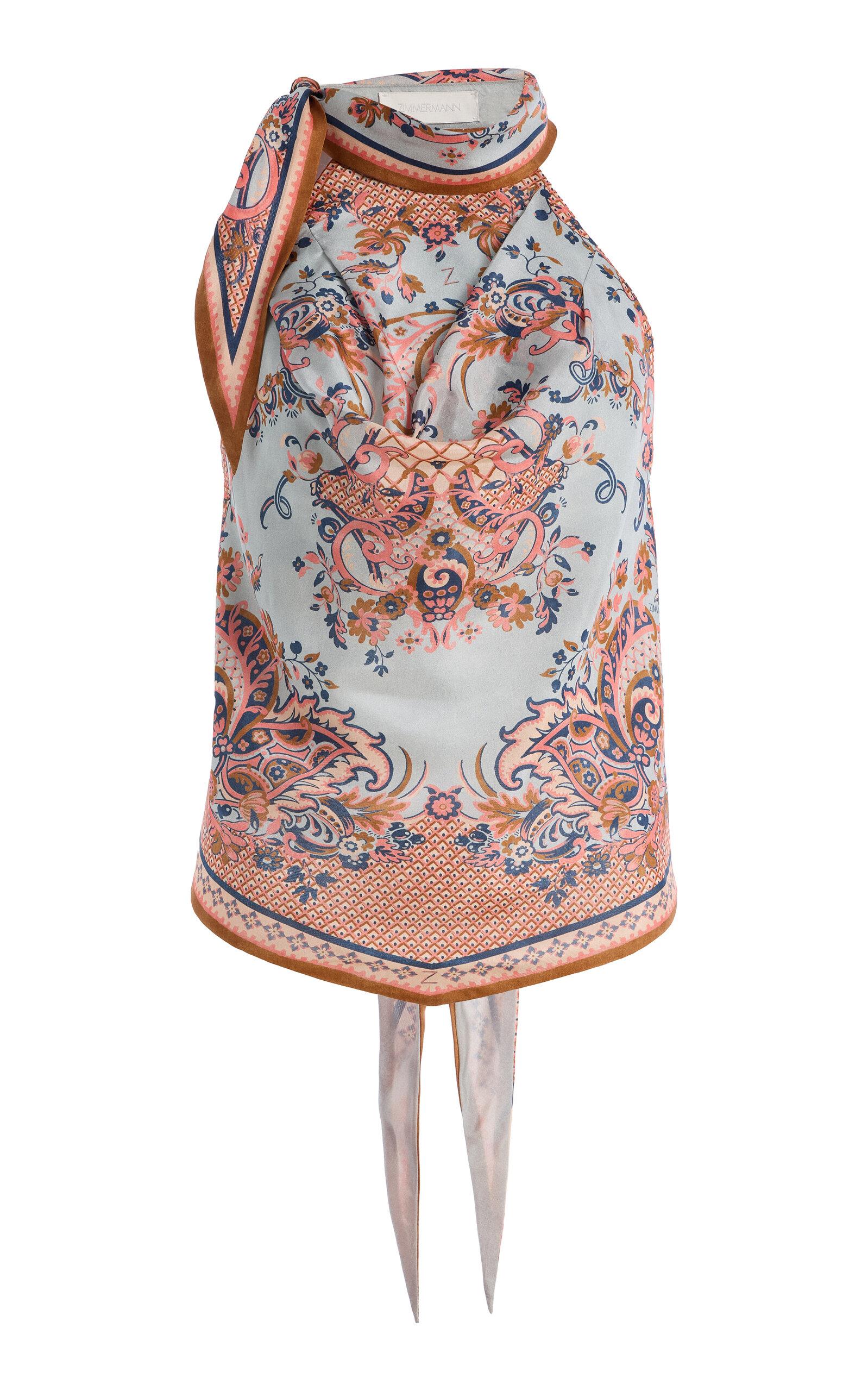 Zimmermann Aster Scarf-Detailed Silk Blouse - Moda Operandi by ZIMMERMANN