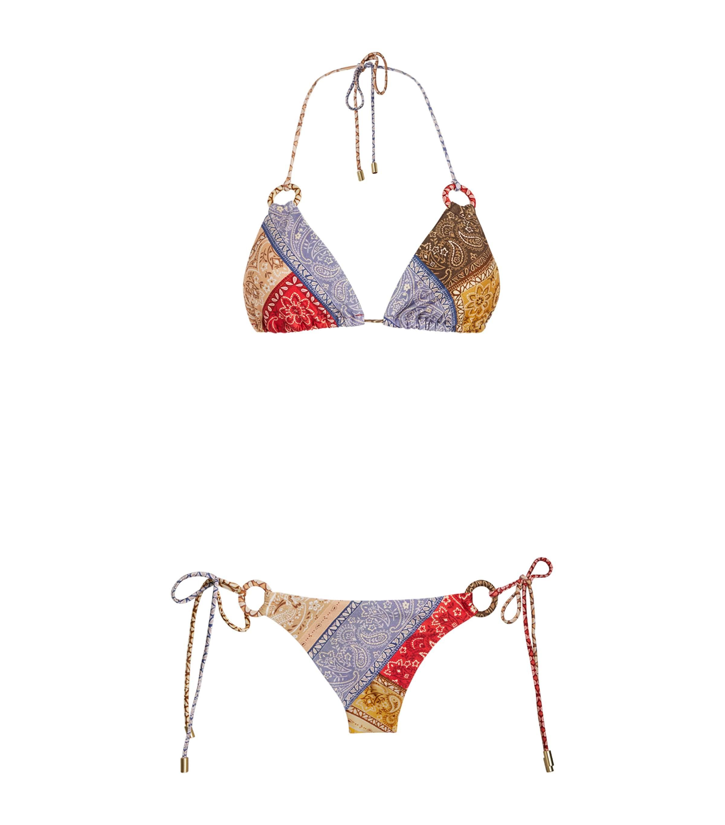 Zimmermann Bandana Print Lucky Bikini by ZIMMERMANN
