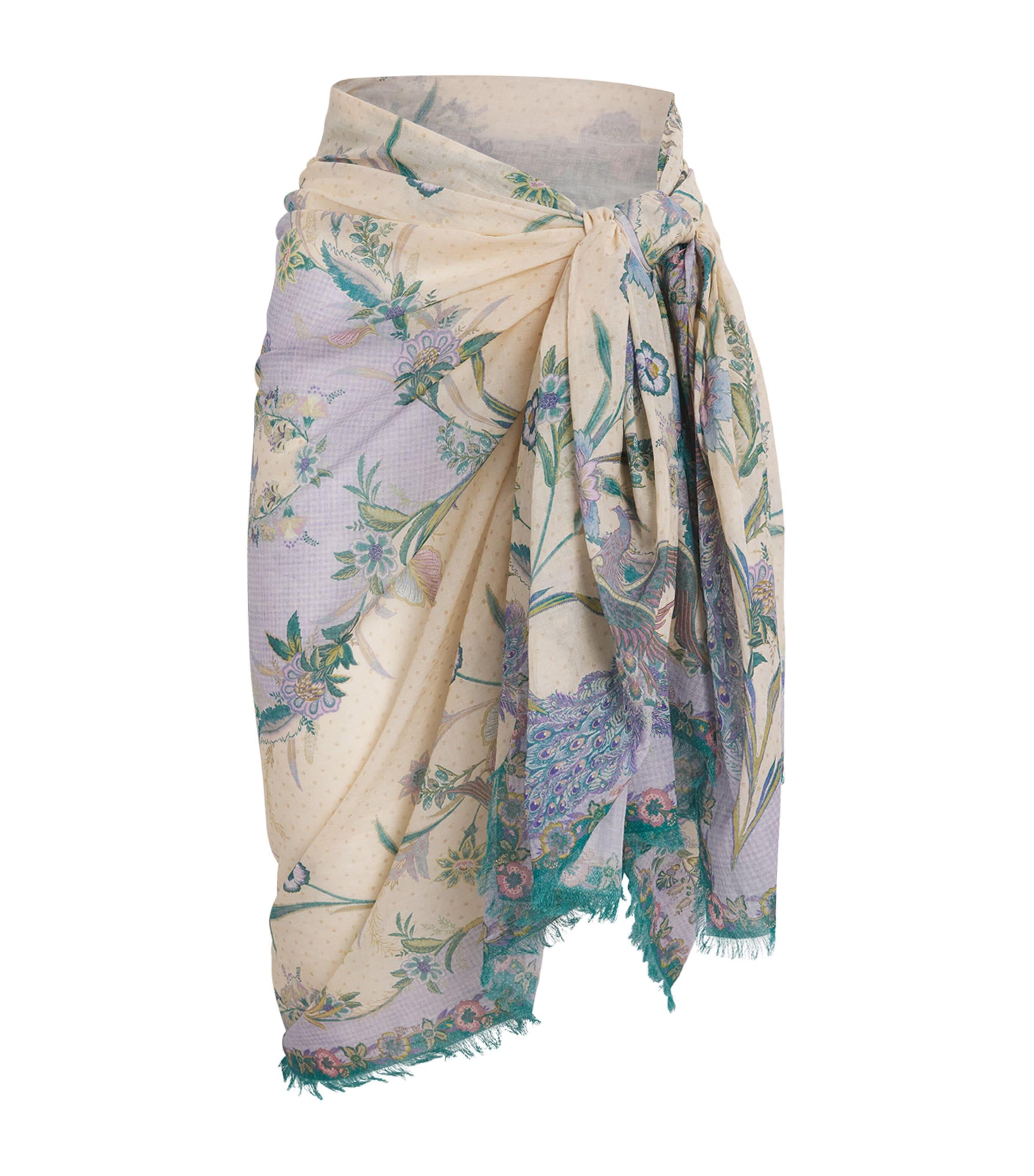 Zimmermann Cotton Floral Pareo by ZIMMERMANN