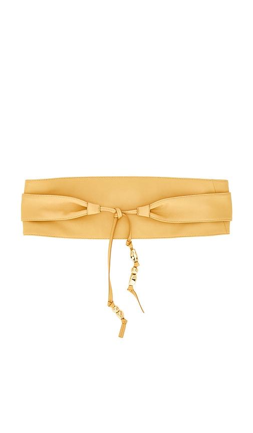 Zimmermann Foam Pebbles Wrap Belt in Tan by ZIMMERMANN