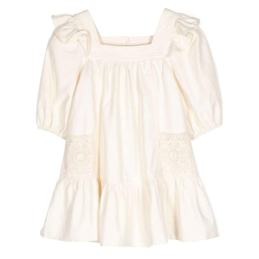 Zimmermann Girls Halliday Puff-Sleeves Dress by ZIMMERMANN