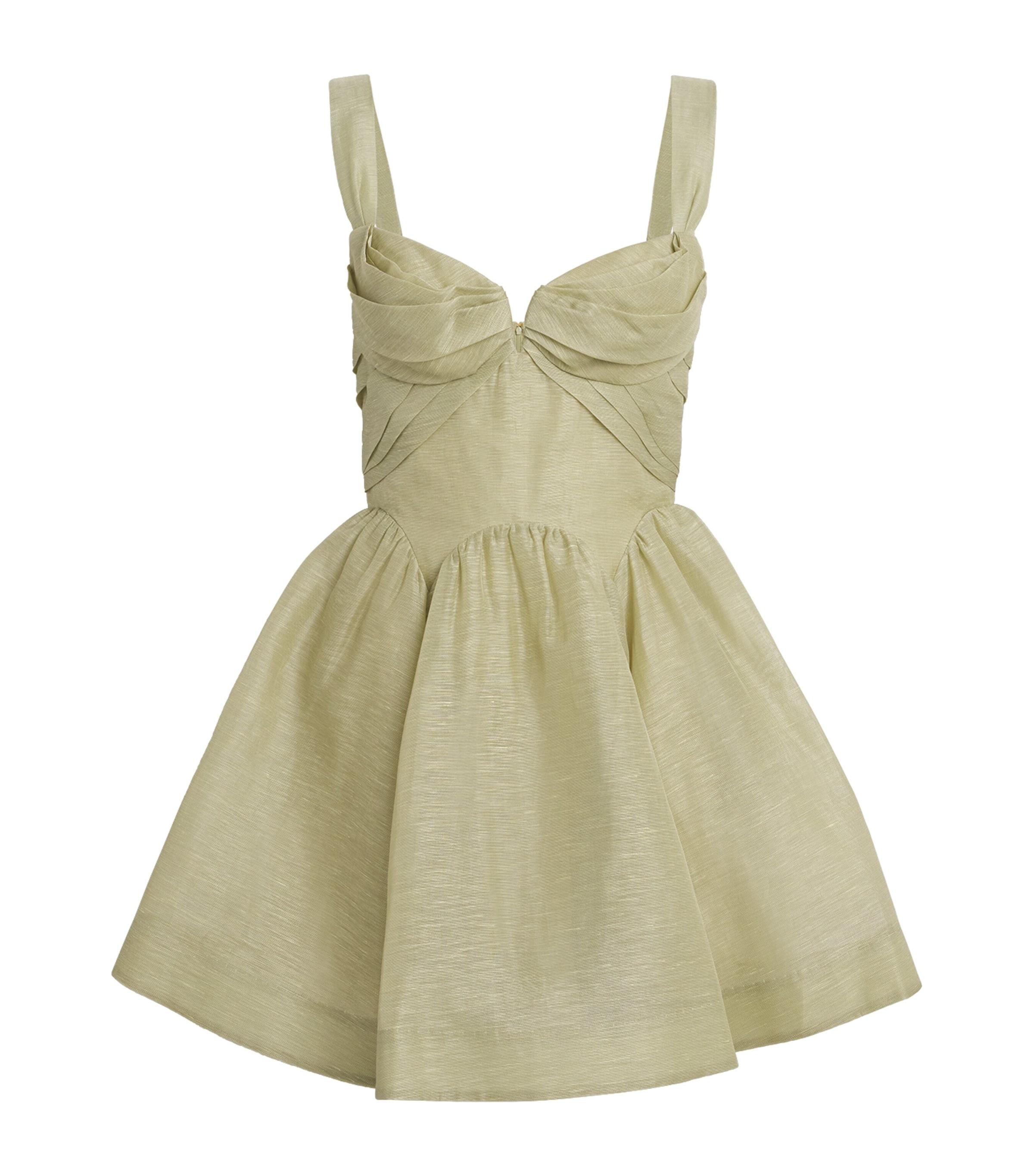 Zimmermann Linen-Silk Rebellion Mini Dress by ZIMMERMANN