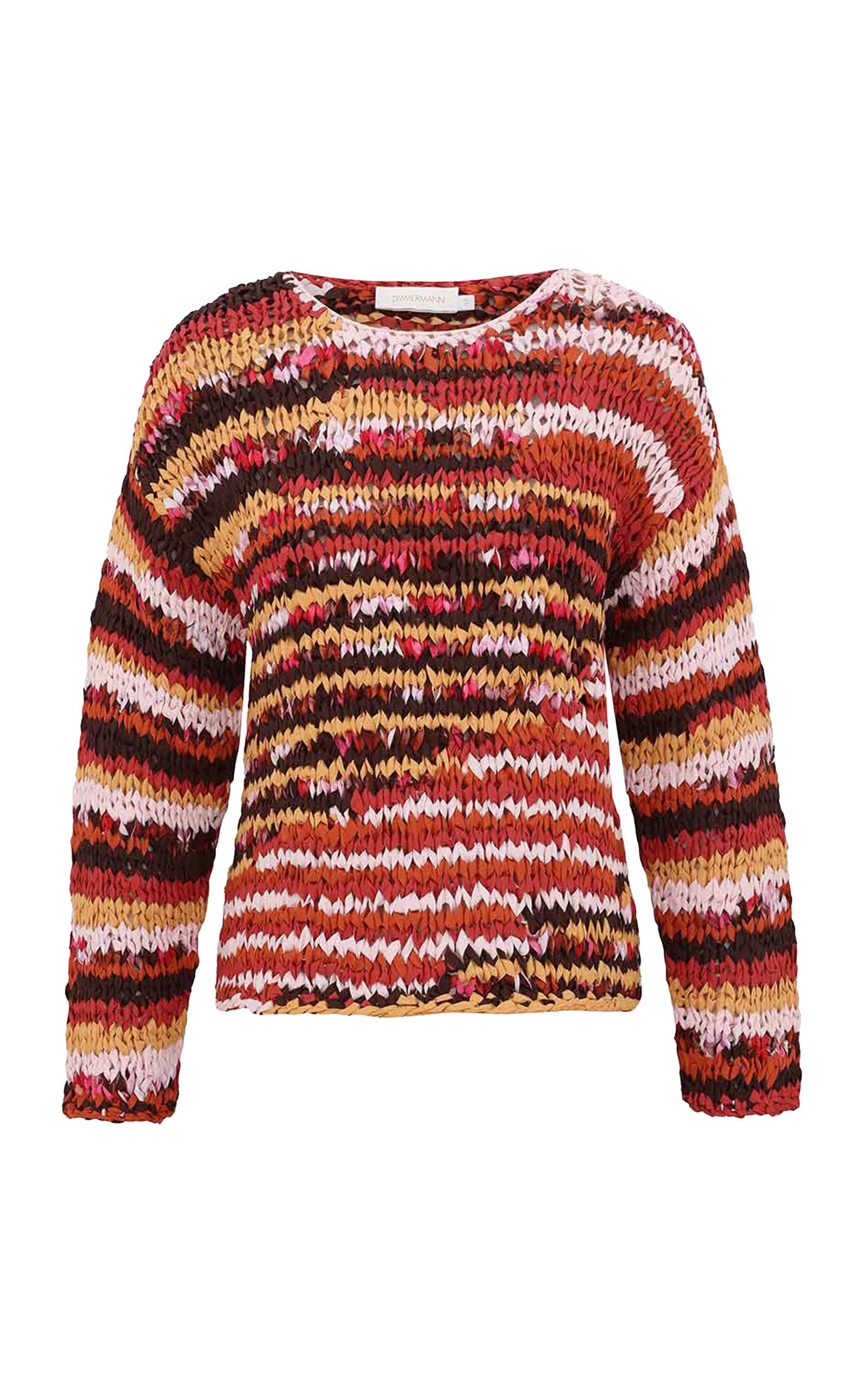 Zimmermann Luna Ribbon Knit Cotton Sweater - Moda Operandi by ZIMMERMANN