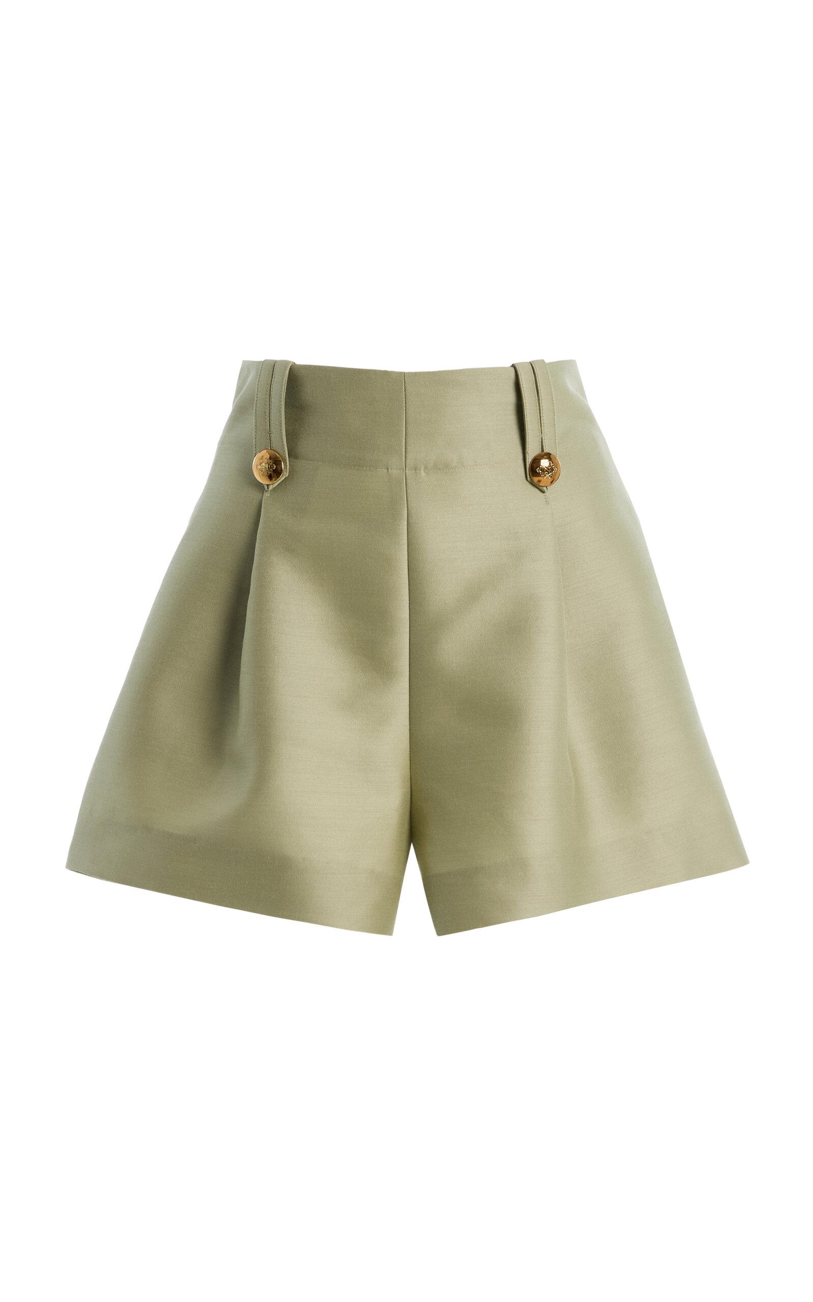 Zimmermann Luna Wool-Silk Tailored Shorts - Moda Operandi by ZIMMERMANN