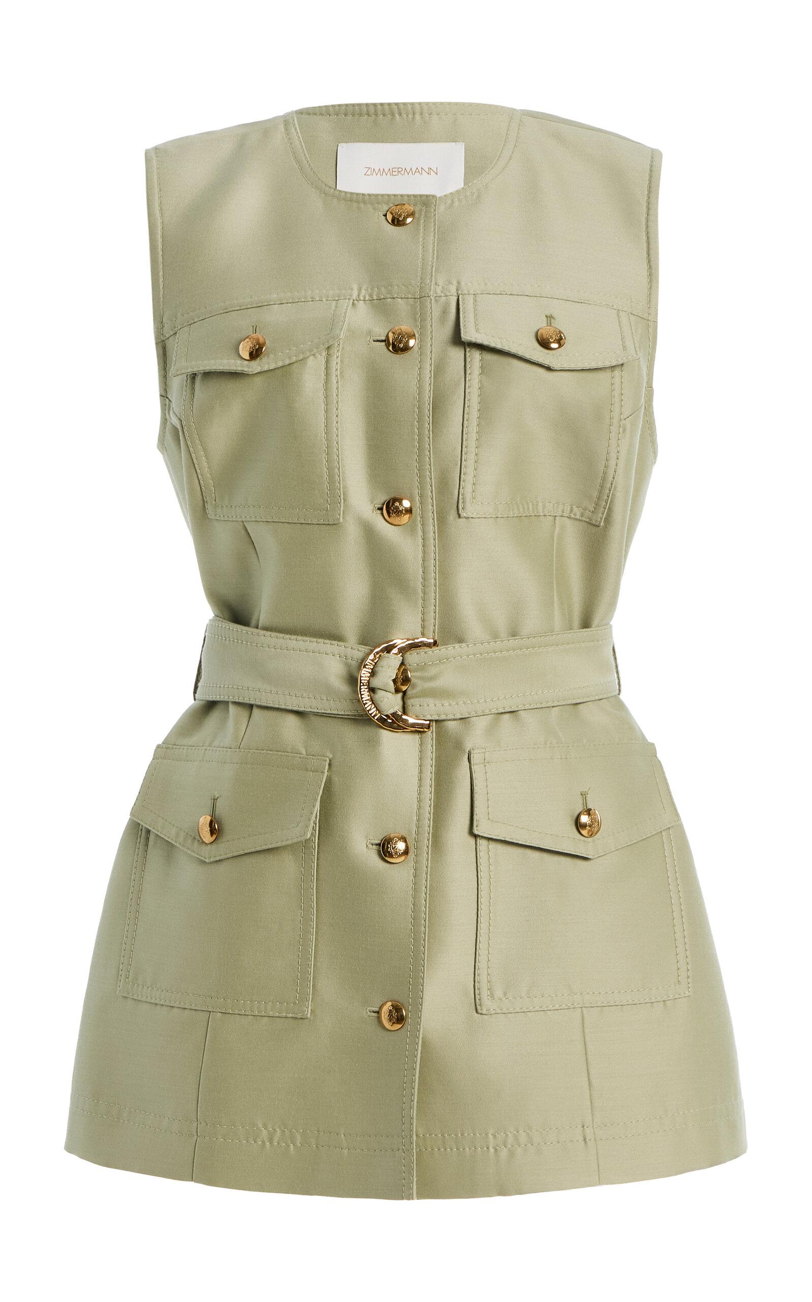 Zimmermann Luna Wool-Silk Utility Vest - Moda Operandi by ZIMMERMANN