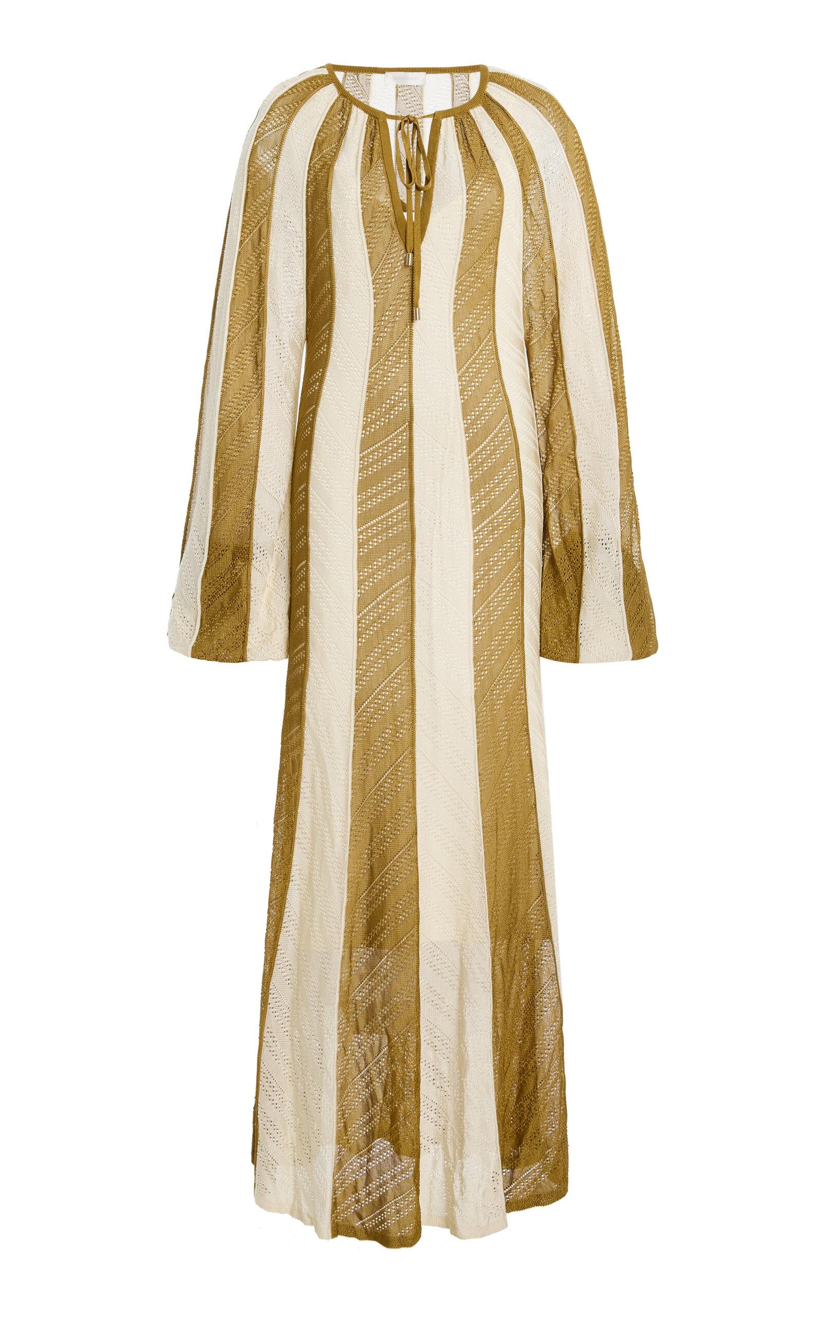 Zimmermann Mahon Knitted Cotton Maxi Dress - Moda Operandi by ZIMMERMANN