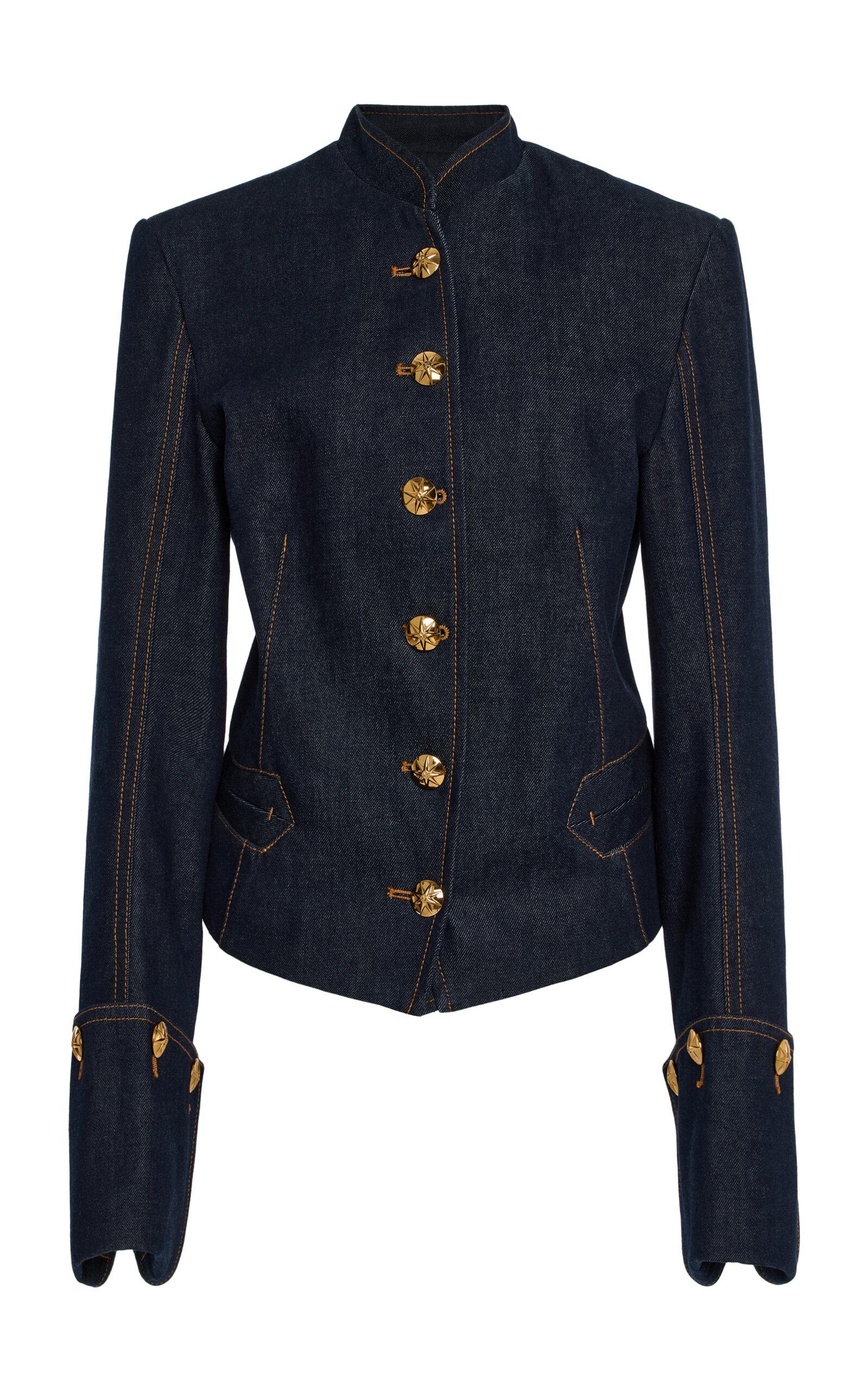 Zimmermann Rebellion Pirate-Inspired Denim Jacket - Moda Operandi by ZIMMERMANN