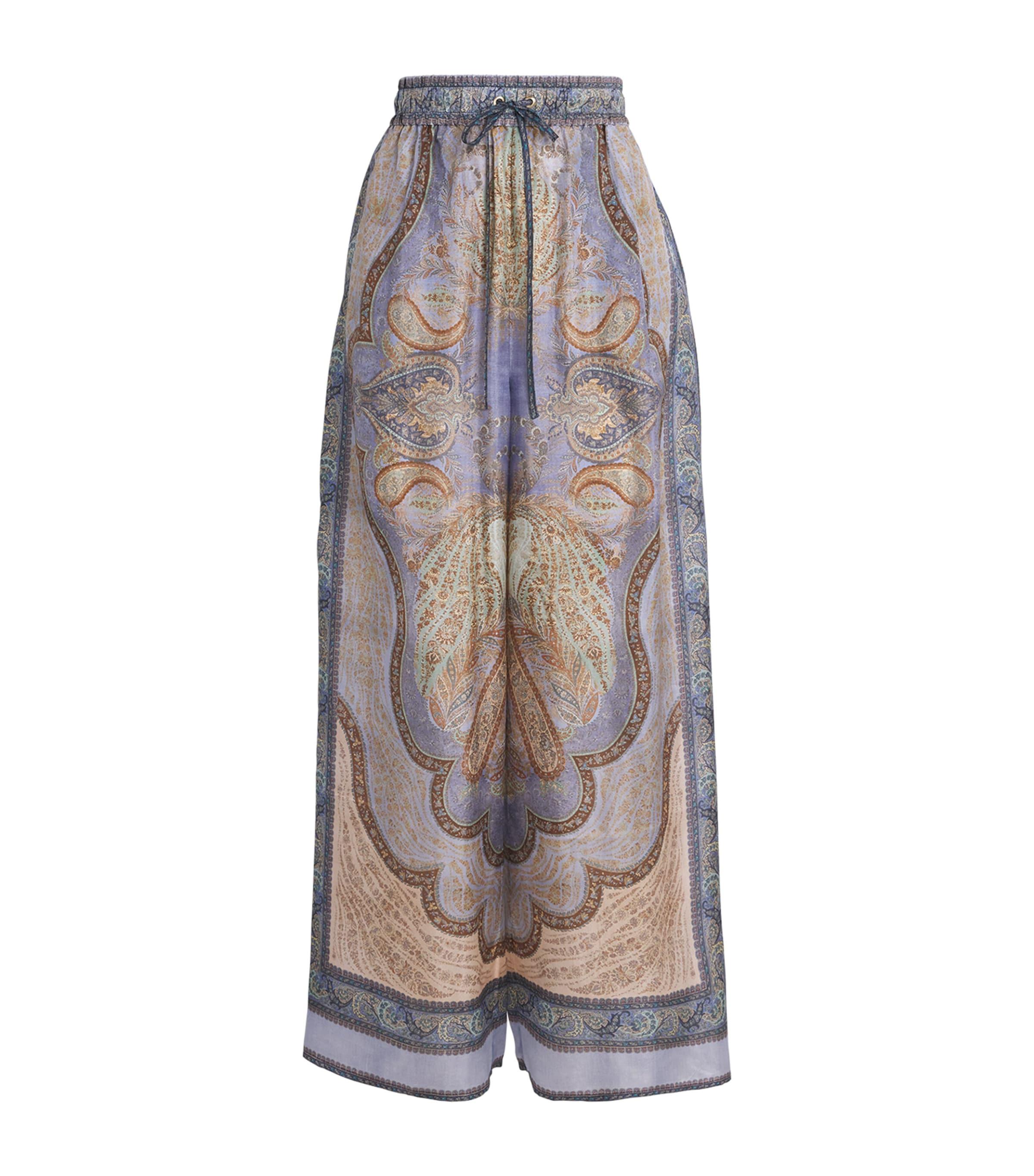 Zimmermann Silk Printed Wanderlust Trousers by ZIMMERMANN