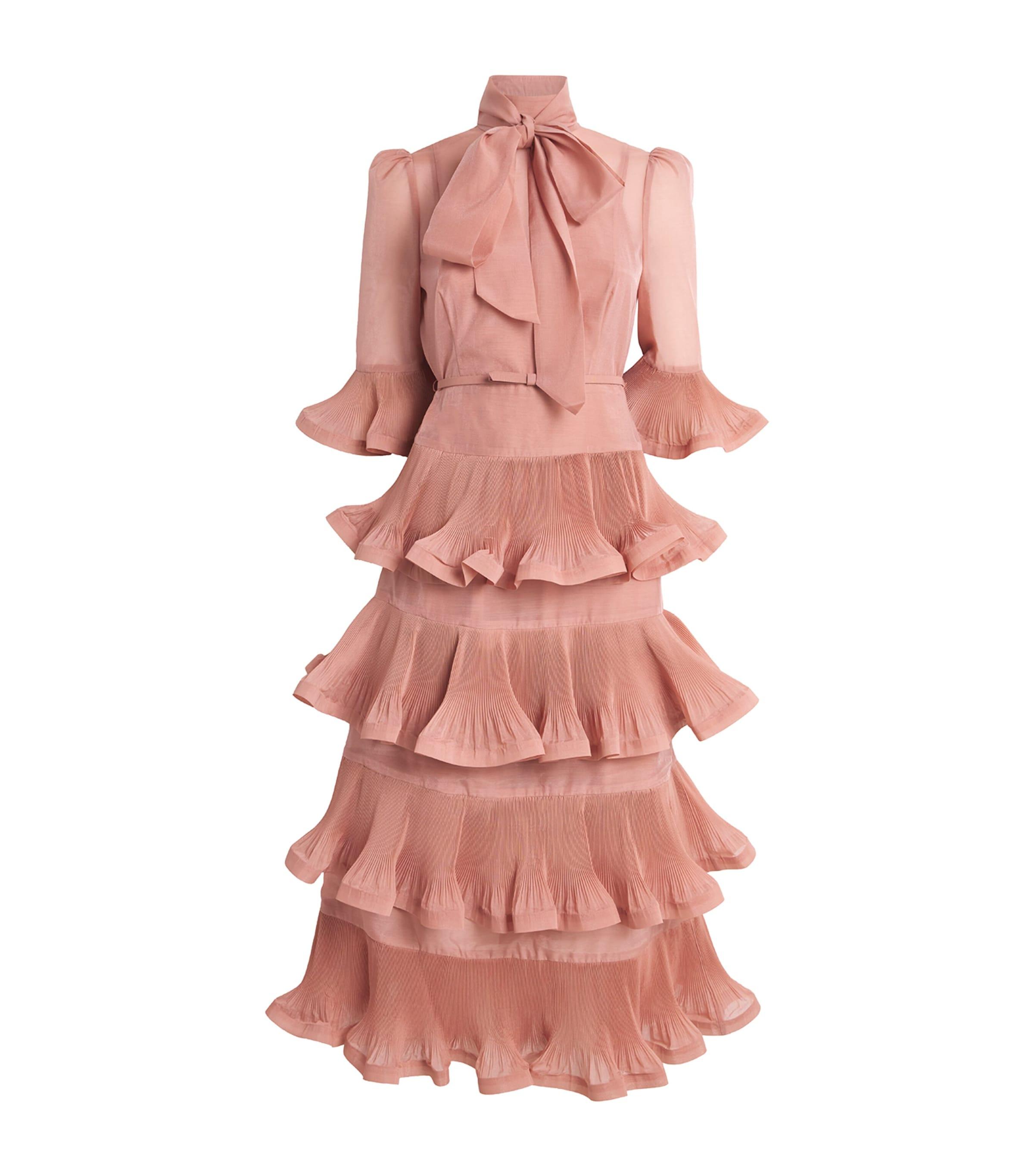Zimmermann Tiered Midi Dress by ZIMMERMANN