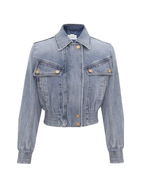 chest-pocket denim jacket by ZIMMERMANN