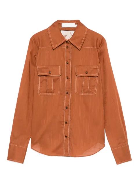 chest-pocket shirt by ZIMMERMANN