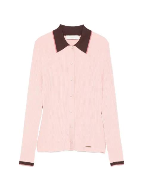 contrast rib cardigan by ZIMMERMANN