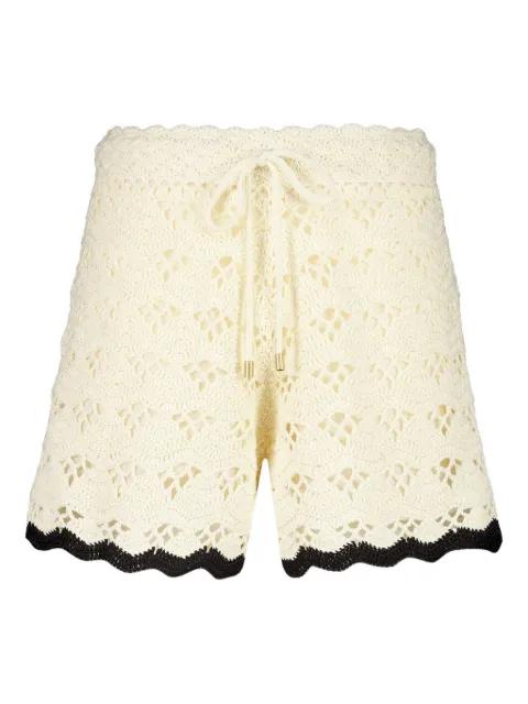 crochet shorts by ZIMMERMANN
