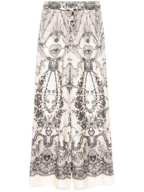 crush draw waist trousers by ZIMMERMANN