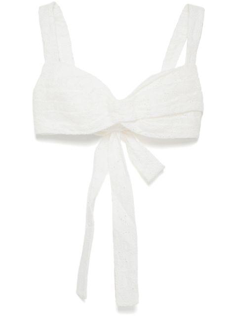 crush embroidered bralette by ZIMMERMANN