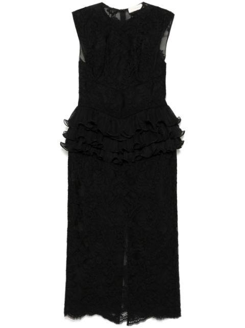 crush lace frill dress by ZIMMERMANN