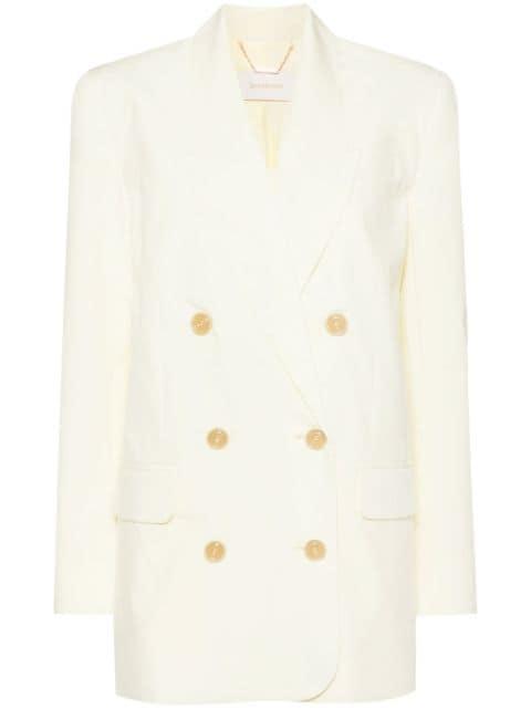 double-breasted blazer by ZIMMERMANN