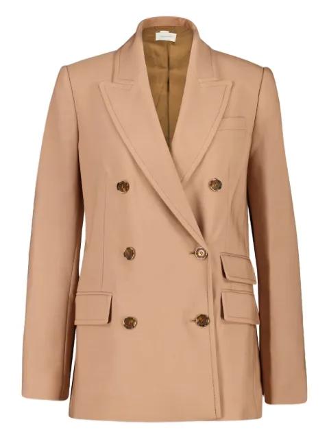 double-breasted wool blazer by ZIMMERMANN