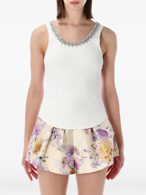 embellished sleeveless tank top by ZIMMERMANN