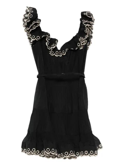embroidered mini dress by ZIMMERMANN