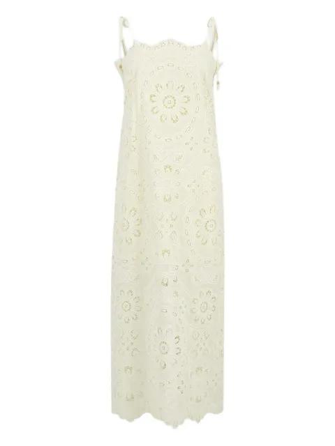 floral-embroidered dress by ZIMMERMANN