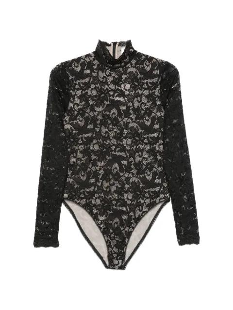 floral-lace high-neck bodysuit by ZIMMERMANN