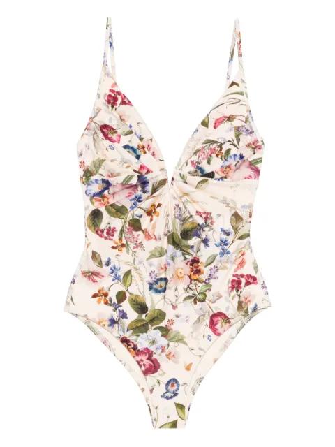 floral-pattern swimsuit by ZIMMERMANN