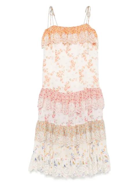 floral-print midi dress by ZIMMERMANN