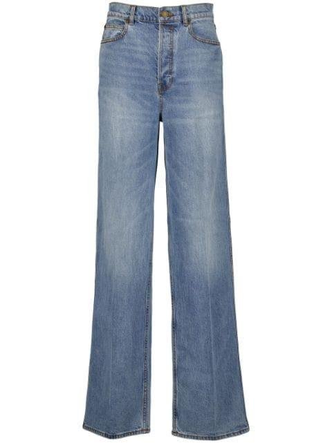 high-waisted wide-leg jeans by ZIMMERMANN