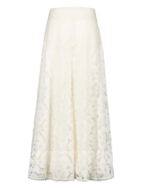 lace-culotte trousers by ZIMMERMANN