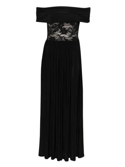 lace-panel midi dress by ZIMMERMANN