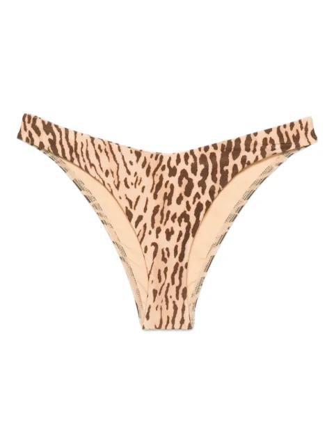 leopard-print bikini briefs by ZIMMERMANN