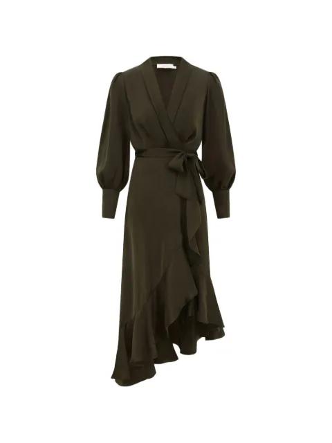midi wrap dress by ZIMMERMANN