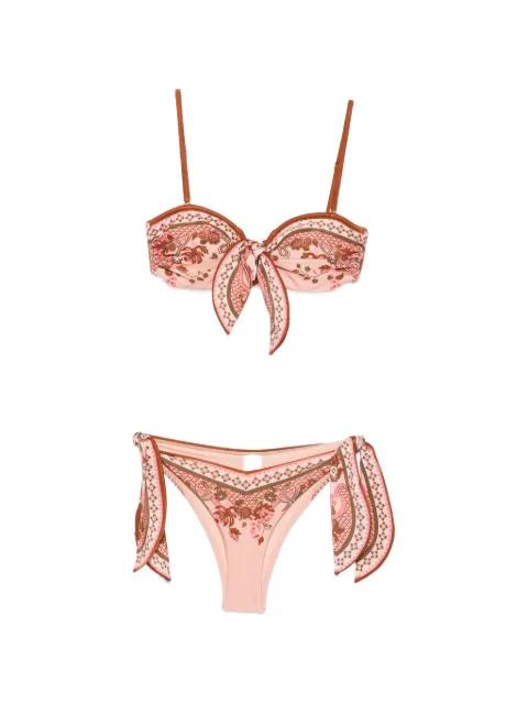 paisley-print bikini by ZIMMERMANN