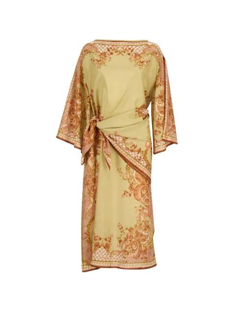 paisley-print midi dress by ZIMMERMANN