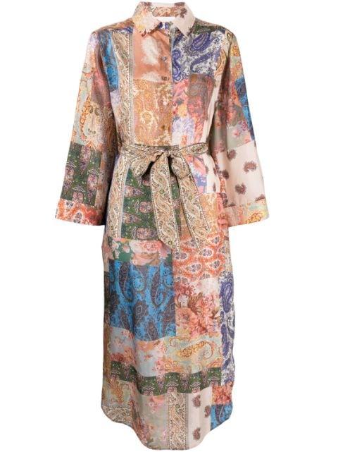 paisley-print silk shirtdress by ZIMMERMANN